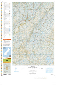 CC14 Ophir Topographic Map by Land Information New Zealand (2013)