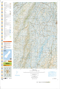 CC15 Patearoa Topographic Map by Land Information New Zealand (2013)