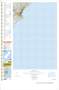 CC19 & CC18 Cape Wanbrow Topographic Map by Land Information New Zealand (2013)