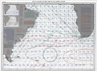 South Atlantic Ocean Pilot Chart for February 1995