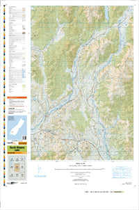 CD09 South Mavora Lake Topographic Map by Land Information New Zealand (2011)