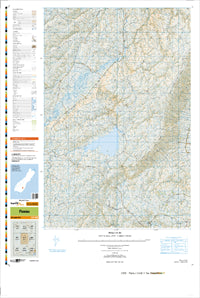 CD15 Paerau Topographic Map by Land Information New Zealand (2013)