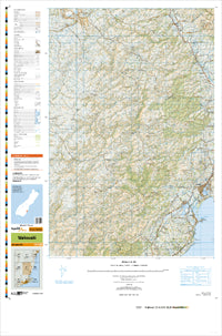 CD17 Waikouaiti Topographic Map by Land Information New Zealand (2013)