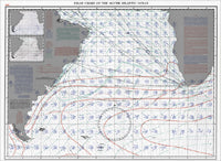 South Altantic Ocean Pilot Chart for April 1995