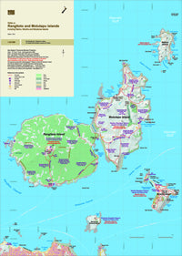 Walks on Rangitoto & Motutapu Islands Topographic Map (1st Edition) by NewTopo (2013)