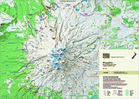 Ruapehu Round the Mountain Track Topographic Map (2nd Edition) by NewTopo (2012)
