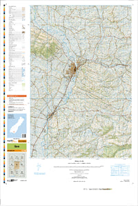 CF12 Gore Topographic Map by Land Information New Zealand (2013)