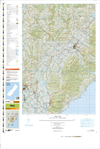 CF15 Milton Topographic Map by Land Information New Zealand (2013)