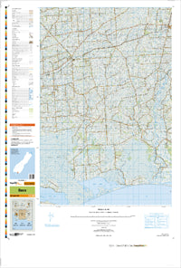CG11 Dacre Topographic Map by Land Information New Zealan (2013)