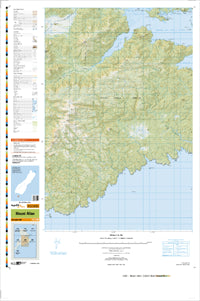 CJ09 Mount Allen Topographic Map by Land Information New Zealand (2013)