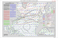 North Atlantic Ocean Pilot Chart for October 2002