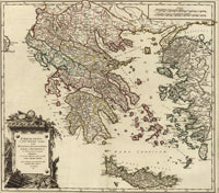 1752 Ancient Greece Historical Map