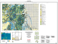 SG5311 Dalhousie SA Geological Map (2012)