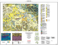 SH5306 Coober Pedy SA Geological Map (2012)