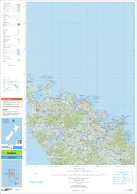 Kaikohe Topographic Map by Land Information New Zealand (2009)