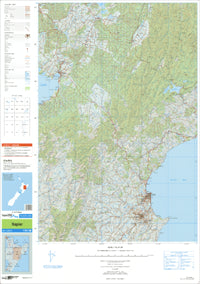 Napier Topographic Map by Land Information New Zealand (2009)