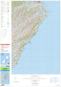 Kaikoura Topographic Map by Land Information New Zealand (2009)