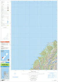 Martins Bay Topographic Map by Land Information New Zealand (2009)