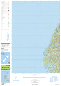 Dusky Sound Topographic Map by Land Information New Zealand (2009)