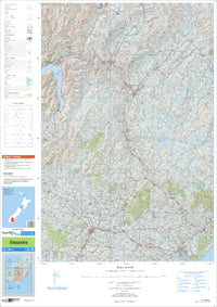 Alexandra Topographic Map by Land Information New Zealand (2009)
