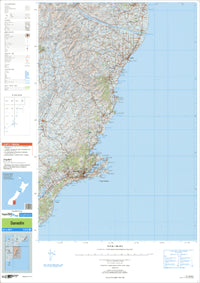Dunedin Topographic Map by Land Information New Zealand (2009)