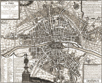 1643 Paris Historical Map