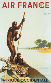 Vintage Travel Poster: Visit West Africa