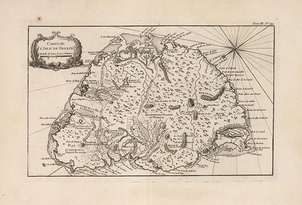1764 Mauritius Historical Map