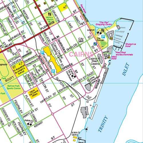 Buy Cairns & Region Road Map (14th Edition) by Hema Maps – The Chart ...
