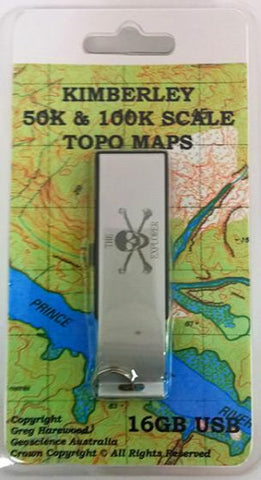 Kimberley 50K & 100K Scale Topo Maps USB (2nd Edition)