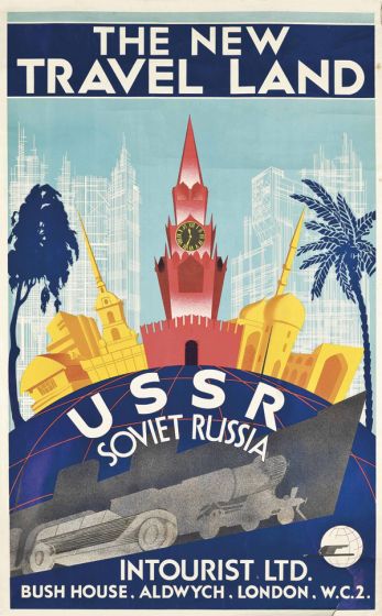 Vintage Travel Poster: Visit Russia 2