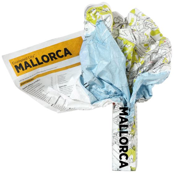 Mallorca Crumpled City Map by Palomar (2013)