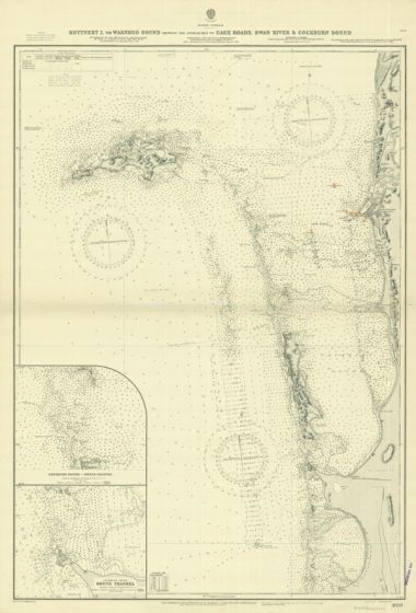Rottnest to Warnbro Sound Historical Map 1876