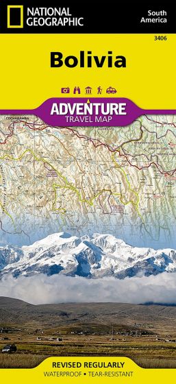 Bolivia Adventure Road Map by National Geographic (2012)