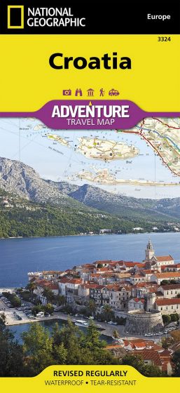 Croatia Adventure Road Map by National Geographic (2013)