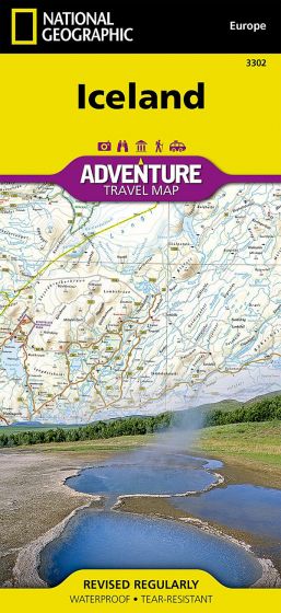 Iceland Adventure Road Map by National Geographic (2011)