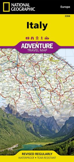 Italy Adventure Road Map by National Geographic (2011)