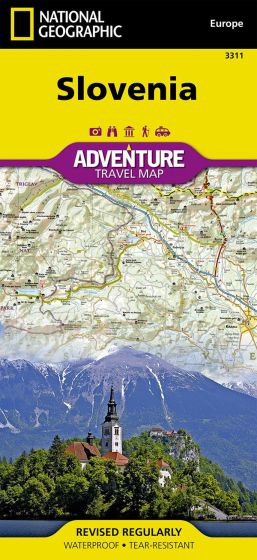 Slovenia Adventure Road Map by National Geographic (2011)
