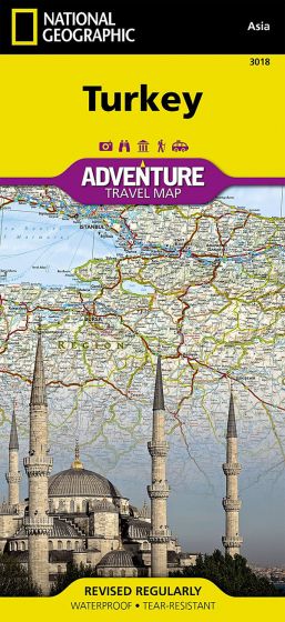 Turkey Adventure Road Map by National Geographic (2012)