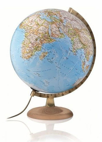 National Geographic Gold Classic Illuminated Desk Globe