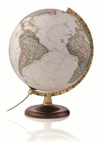 National Geographic Gold Executive Illuminated Antique Globe