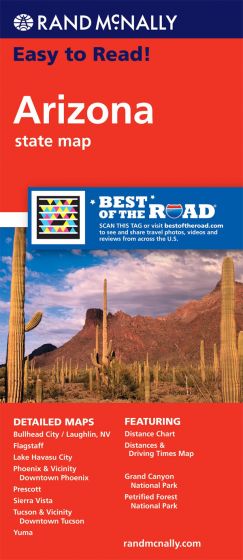 Arizona State Road Map by Rand McNally (2010)