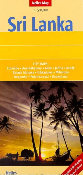 Sri Lanka Road Map by Nelles Verlag (2016)
