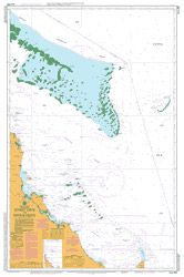 Nautical Chart AUS 490 Sandy Cape to Swain Reefs (2014)