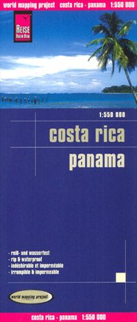 Costa Rica & Panama Road Map (9th Edition) by Reise Know-How (2015)