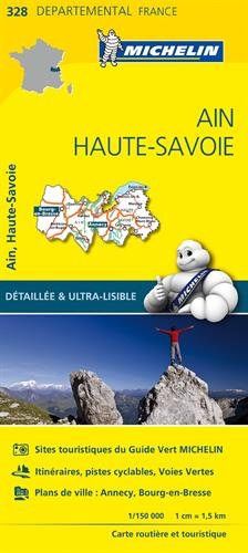 Ain, Haute-Savoie Road Map by Michelin (2015)