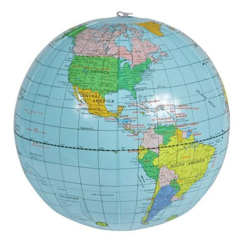 40cm Inflatable Political Globe by ITM