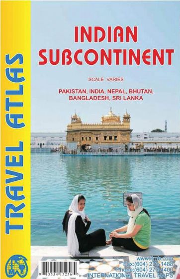 Indian Subcontinent Road Atlas (1st Edition) by ITMB (2014)