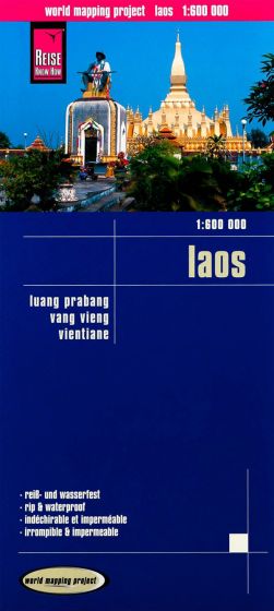 Laos Road Map by Reise Know-How (2014)