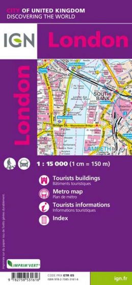 London Road Map (3rd Edition) by IGN (2017)